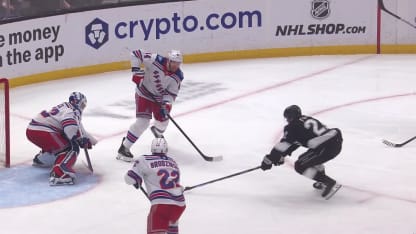 NYR@LAK: Fiala scores goal against Jonathan Quick