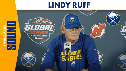 Lindy Ruff Pregame vs. NJ