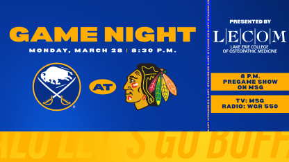 20220328 Sabres Blackhawks Game Night Mediawall