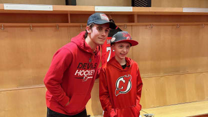 New Jersey Devils honor 13-year-old boy for Hockey Fights Cancer