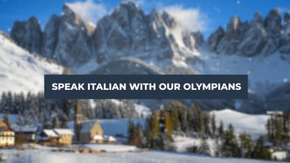VGK Olympians Speak Italian 🗣️