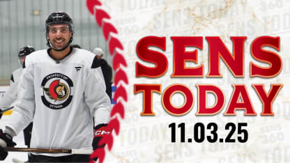 Sens Today: Kicking Off The Week With a Long Practice