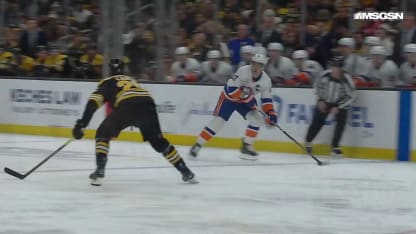 Anders Lee with a Goal vs. Boston Bruins