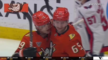 WSH@ANA: Trouba scores goal against Logan Thompson