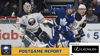 20190302 Ullmark Mediawall Postgame