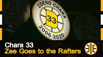 Chara 33: Big Zee's number goes to the rafters