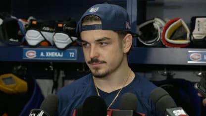 Postgame vs. BUF: Xhekaj