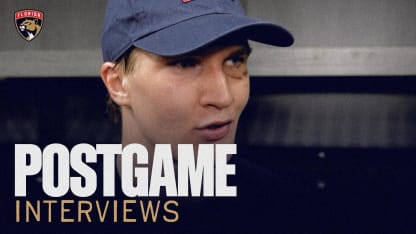 FLA at UTA: Anton Lundell - Postgame