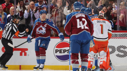 Första grundseriemålet sedan 2022 för Avalanche kapten Gabriel Landeskog