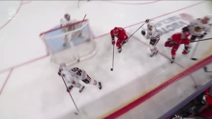 CHI@CAR: Nystrom scores goal against Spencer Knight