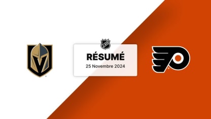 VGK vs PHI | Résumé 25/11/24