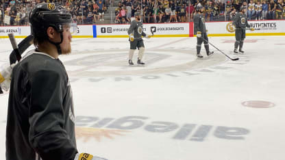 Zach Whitecloud VGK blog photo open practice