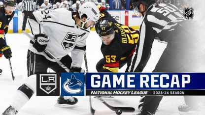 Los Angeles Kings Vancouver Canucks game recap February 29