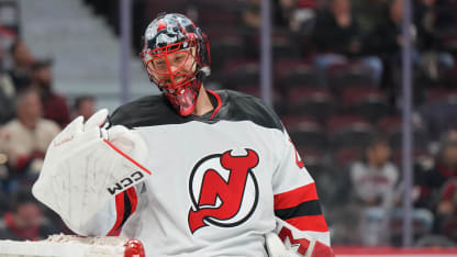 Jacob Markström ingjuter mod i New Jersey Devils defensiv