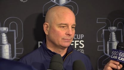 Montgomery before Game 5 in Winnipeg