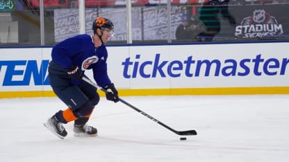 NYI Stadium Series practice