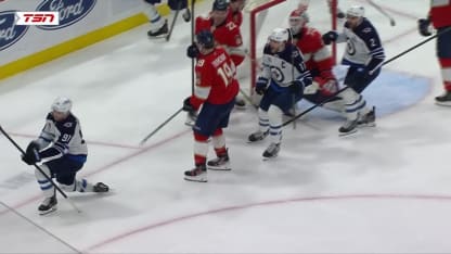 WPG@FLA: Perfetti scores goal against Sergei Bobrovsky