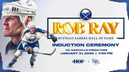 rob ray buffalo sabres hall of fame induction date january 31