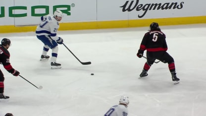 TBL@CAR: Hall scores goal against Jonas Johansson