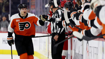 Carl Grundström Philadelphia Flyers satte stopp för Vancouver Canucks 