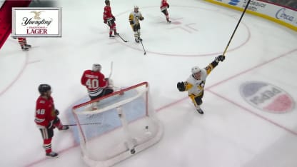 Acciari with a Goal vs. Blackhawks
