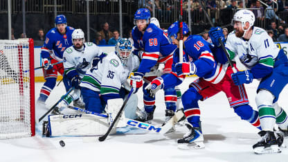 Demko shuts out Rangers with 23 saves