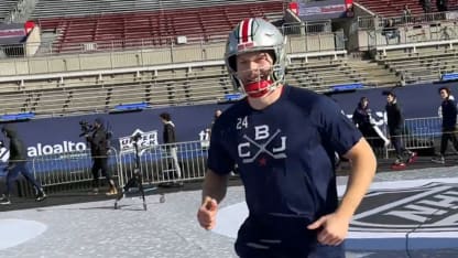 Ohio State Football helmet Stadium Series Blue Jackets