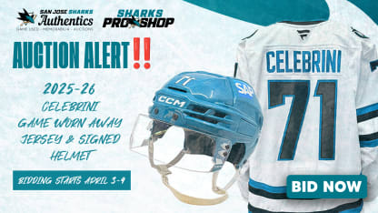 Celebrini Merch Auction!