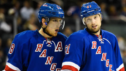 Marc Staal and Rick Nash