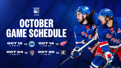 October Game Schedule