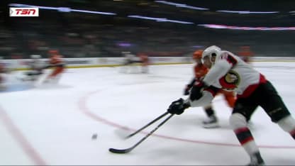 OTT@ANA: Cousins scores goal against Lukas Dostal