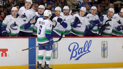 Brock Boeser with a Goal vs. Colorado Avalanche