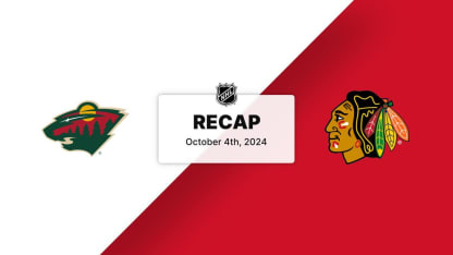 Wild at Blackhawks 10.04.24