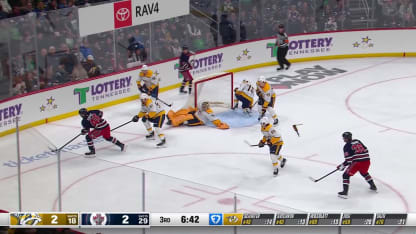 NSH@WPG: Saros with a great save against Brad Lambert