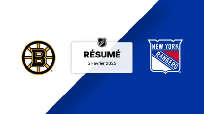 BOS vs NYR | Résumé 05/02/25