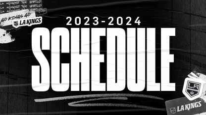 LA Kings & NHL Announce 2023-24 Regular Season Schedule