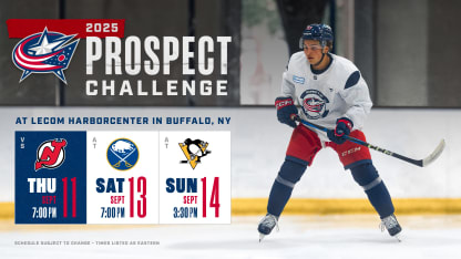 blue jackets to take part in 2025 prospects challenge buffalo