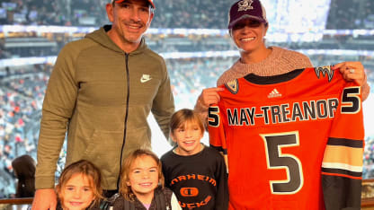 Photo 3 Misty May with family - Anaheim Ducks