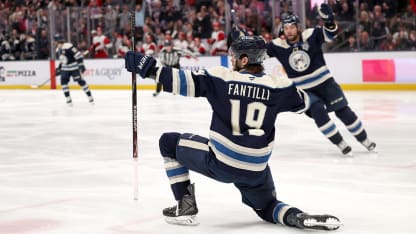 Fantilli draws it back even