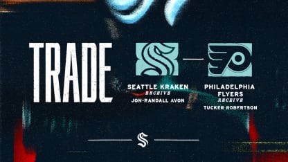 Seattle Kraken Acquire Forward Jon-Randall Avon from Philadelphia in Exchange for Tucker Robertson-pr