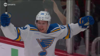 Stenberg capitalizes on turnover for first NHL goal