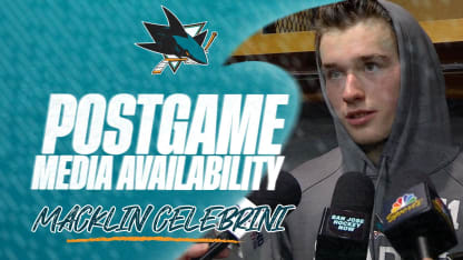 Postgame at CHI (2/2): Celebrini