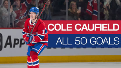 All 50 Cole Caufield goals