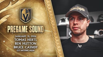 🎥 PREGAME SOUND: Hertl, Hutton & Cassidy