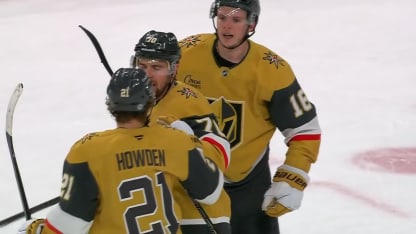 CGY@VGK: Pearson scores empty-net goal