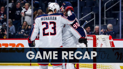 Columbus Blue Jackets Winnipeg Jets game recap December 8