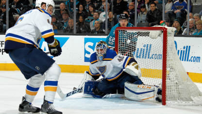Carter Hutton Blues Sharks