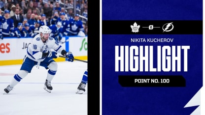 TBL at TOR | Kucherov registers 100th point