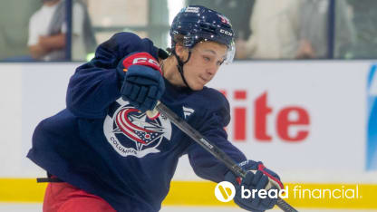 blue jackets development camp malte vass