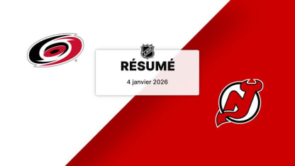 CAR vs NJD | Résumé | 04/01/26